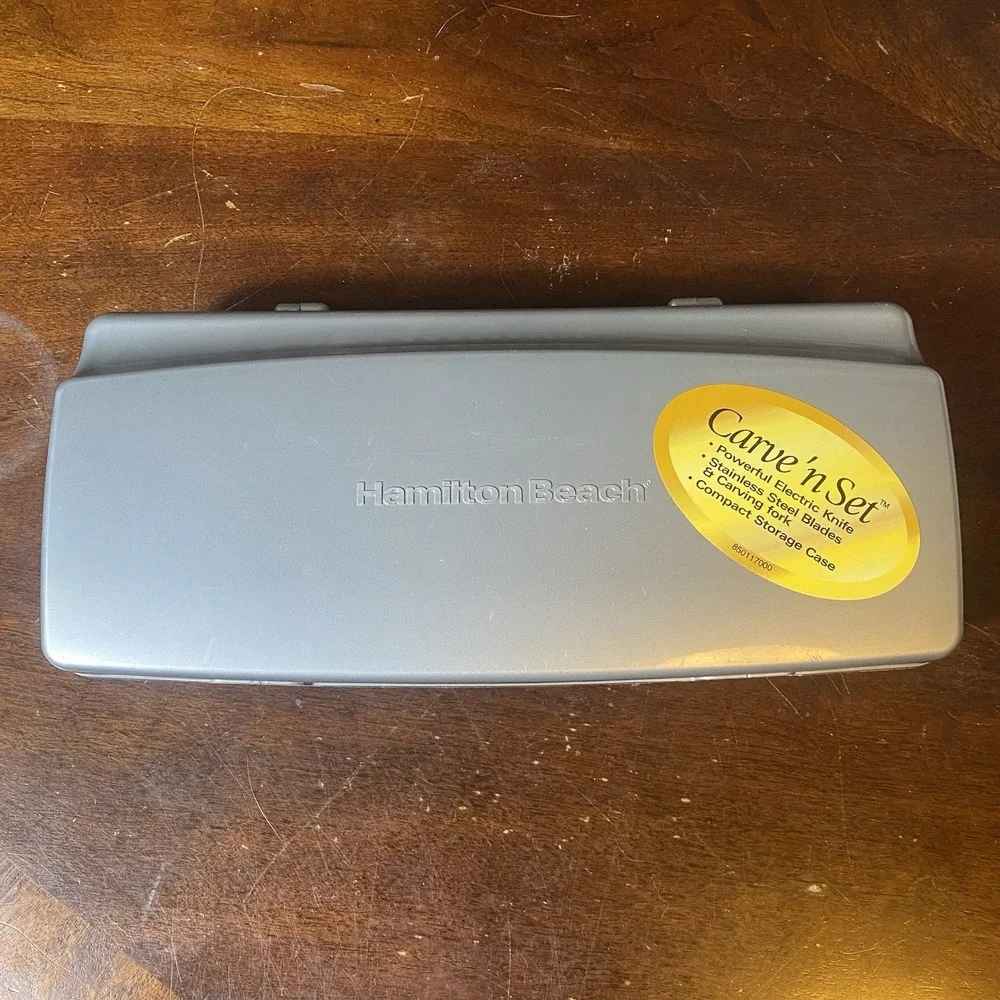 Hamilton Beach Electric Knife With Storage Case 74250R; Tested, Working